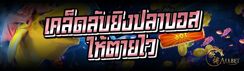 เคล็ดลับยิงปลาบอสให้ตายไว